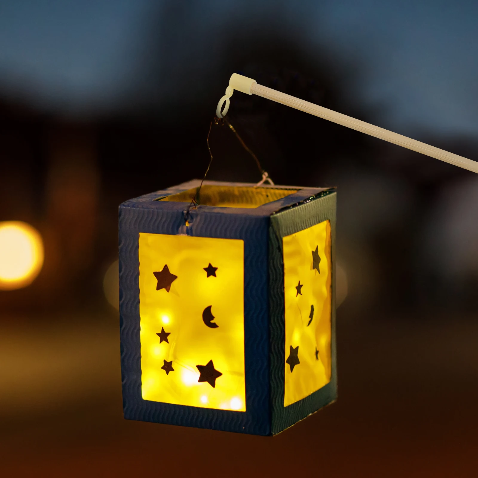 

100pcs Paper Lanterns Pole Kids Bamboo Wooden Decoration Sticks Craft Party Wedding Festive DIY Eco Friendly