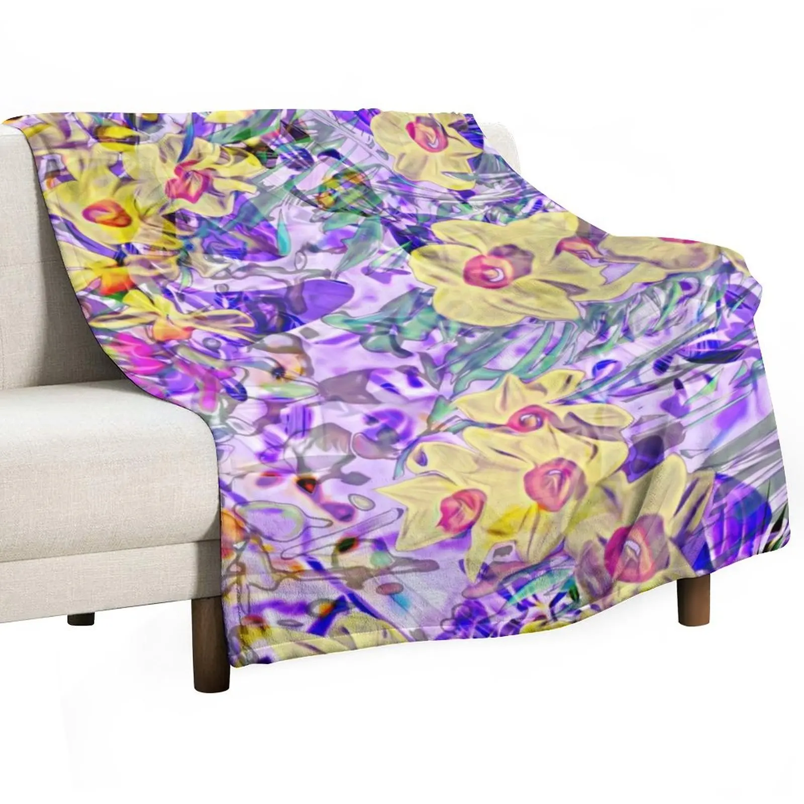Delight of Spring Throw Blanket for sofa Hair Sofa For Sofa Thin Plaid on the Sofas Blankets