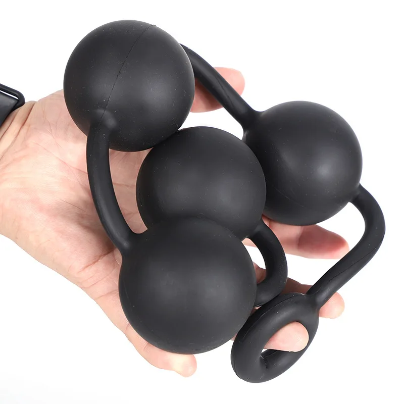 Super big 6 CM Anal Beads Anal Chain Plug Play Pull Ring Ball New 4 Sizes Masturbation Prostate Sex Toys For Woman Men Products