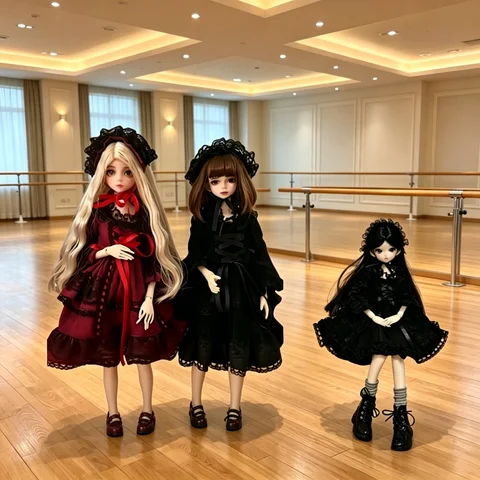 Комплект одежды для куклы Blythe  Готическое платье
