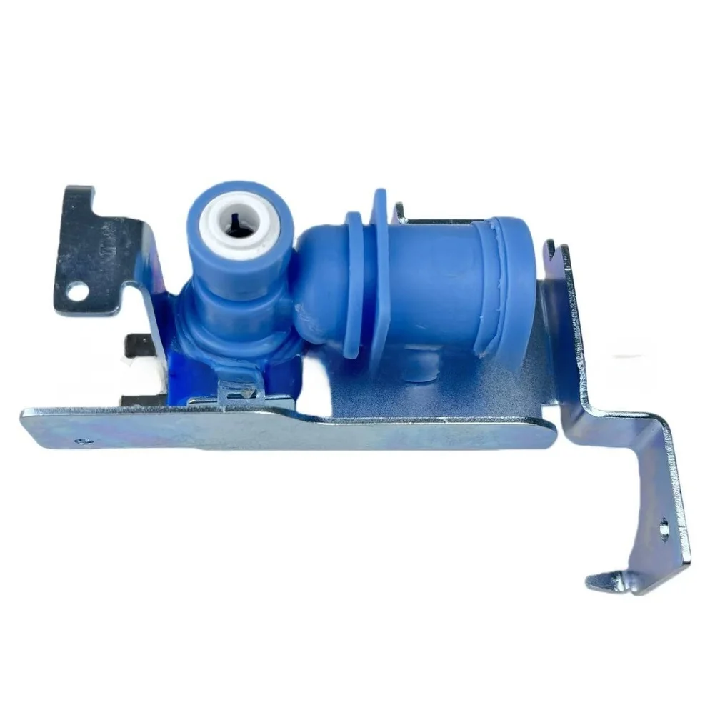 WR55X11128 Solenoid Valve For Washing Machine Parts Blue Plastic Metal Appliance Accessory Quick Replace Optimal Water Control