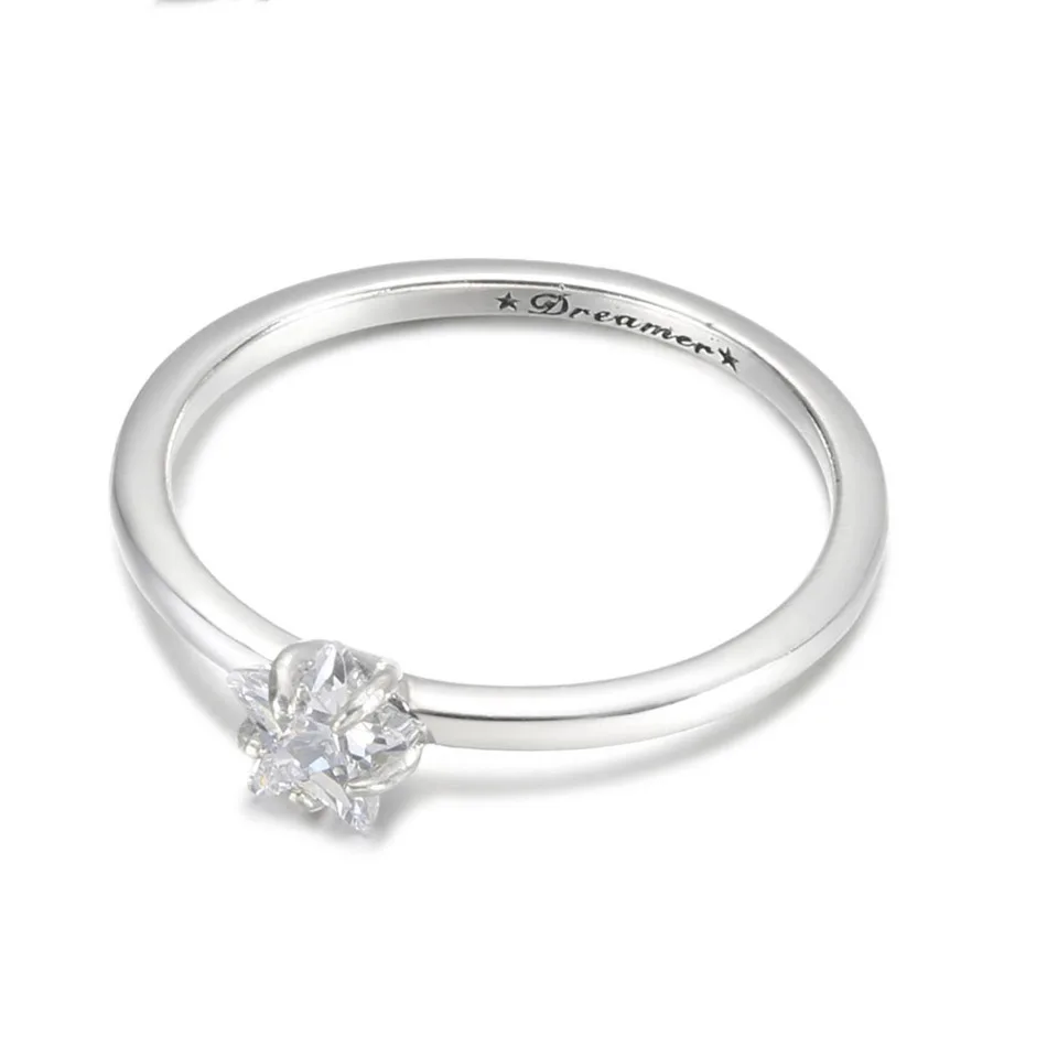 Bague en argent regardé S925 pour femme, étoile céleste de Rotterdam, anneDreamer, authentique, bijoux pour femme, cadeau d'anniversaire pour fille