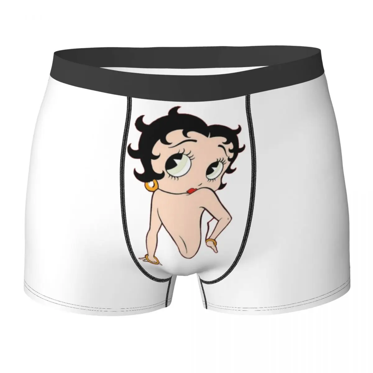 Boxer Underpants Shorts Cartoon Girl Bettys Panties Male Comfortable Underwear for Homme Man Boyfriend Gift