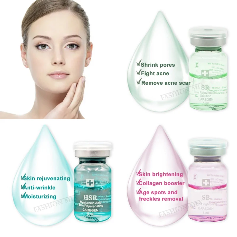 

New 5ml Hyaluronic Acid Ampoule Essence Repair Face Fine Lines Rejuvenating Brightening Moisturise Spa Skin Care Beauty