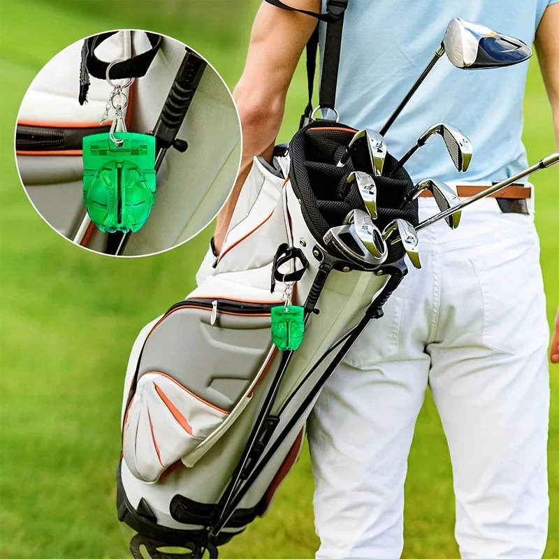 Golf Ball Marker Line Tool Includes 4 golf ball marker templates and 4-color golf ball marker pens Golf ball line marking tool