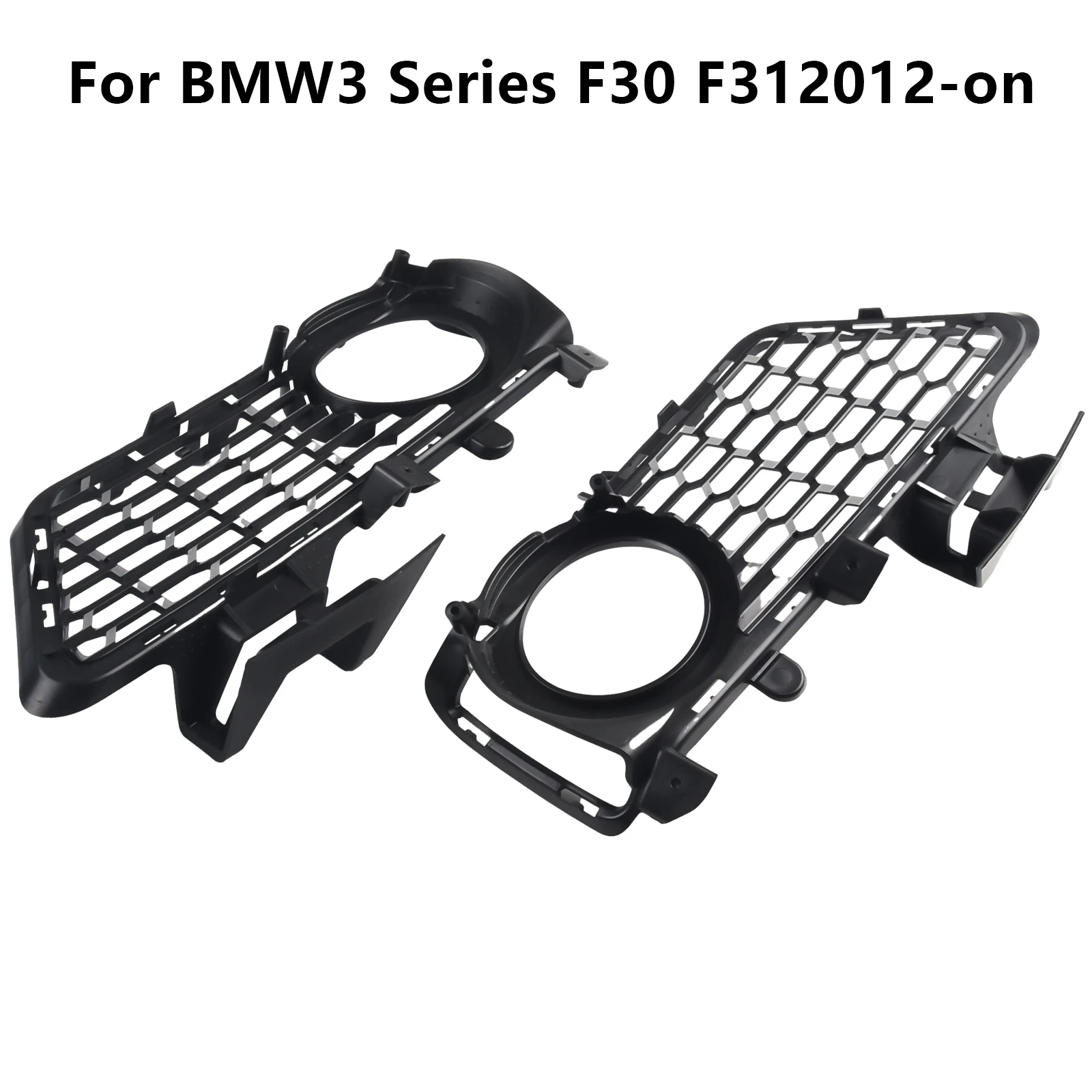 Bumper Front Lights Grill Pair Suitable For For For For Your Vehicle Compatible With All The Following Model Versions From \'12