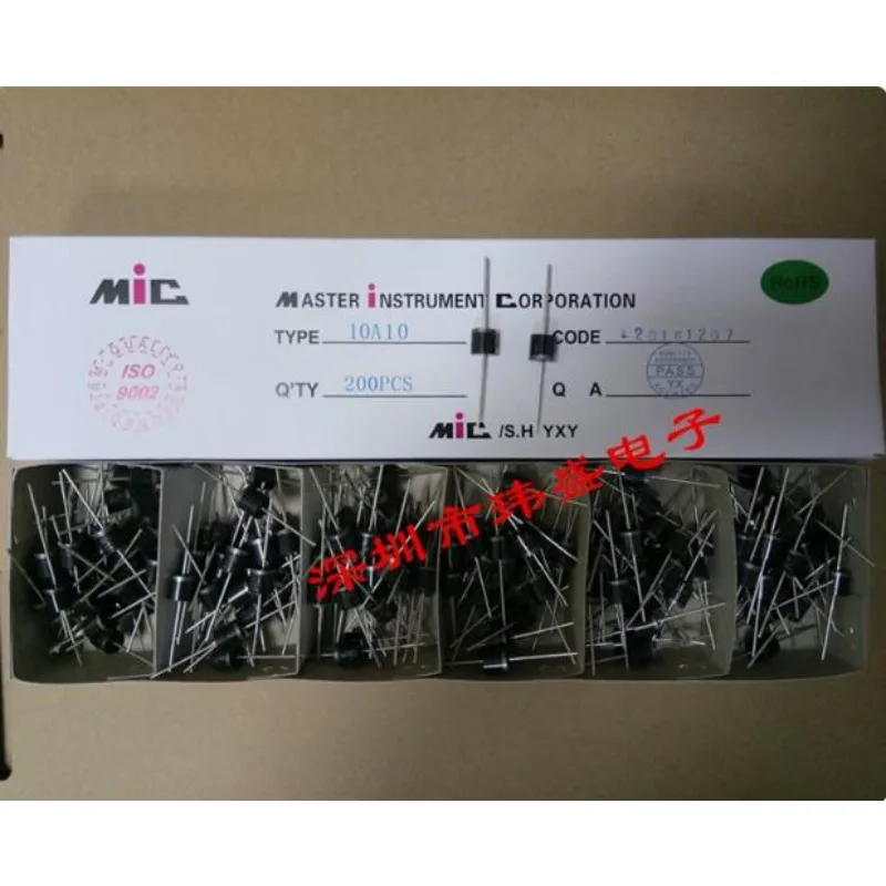 10pcs MIC 6A05 6A4 6A10 10A10 10A20 20A10 30A10  6A/1000V Rectifier Diode R-6 special offer