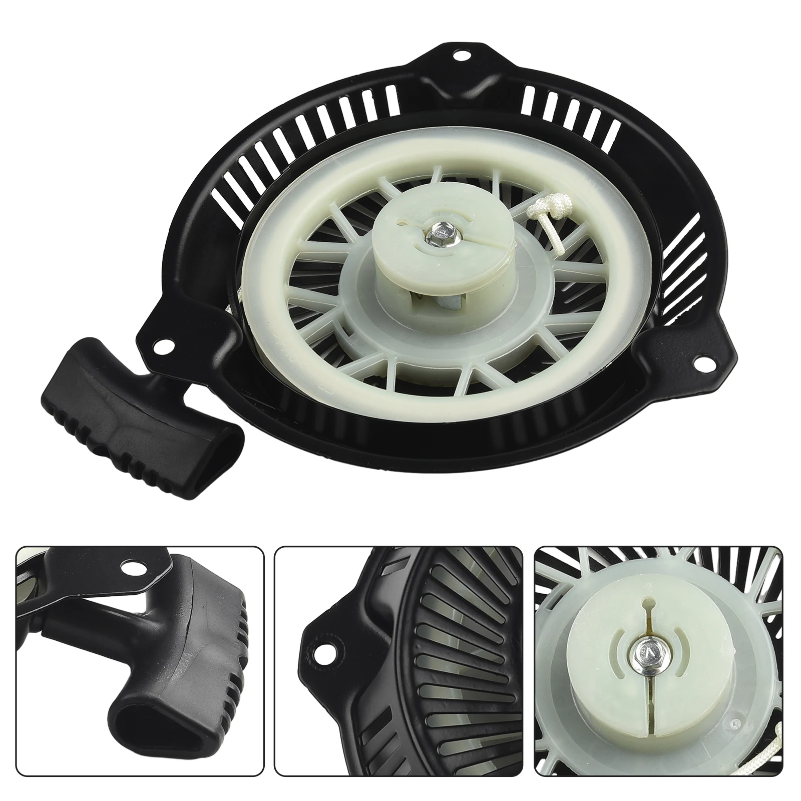 1 Pc Pull Starter Recoil Start Lawn Mower Assembly Replacement For Cobra Einhell For Hyundai 1P60/64 Easy Installation