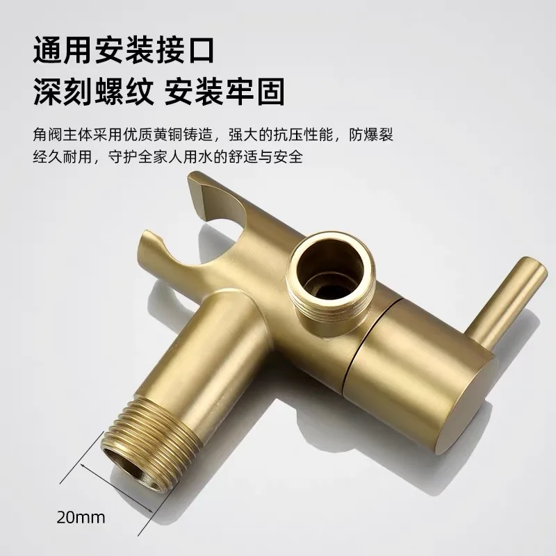 النحاس يده المرحاض بيديت البخاخ مجموعة اكسسوارات الأسود بيديت صنبور للحمام اليد البخاخ دش النفاثة التنظيف الذاتي الذهب