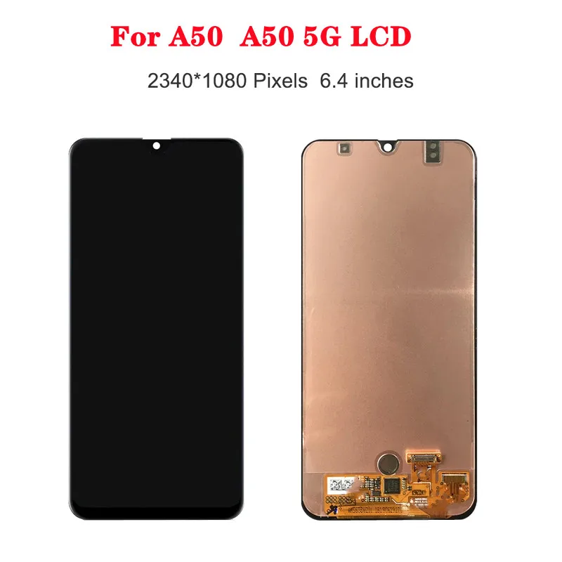 Tested AMOLED LCD Display For Samsung  A50 Display Touch Screen Digitizer For Samsung A50 SM-A505FN/DS A505F/DS LCD