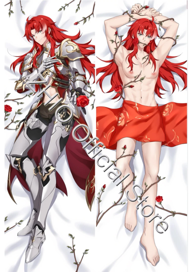 Honkai: Star Rail Argenti Dakimakura 2WAY Hugging Body Pillow Case Gift Anime Game Pillow Cushion Cover Otaku Waifu