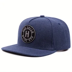 Heren Snapback Cap Letter H Badge Baseball Caps Voor Mannen Mode Hiphop Trucker Hoed Vrouwen Outdoor Sport Klim Golf Cap Man