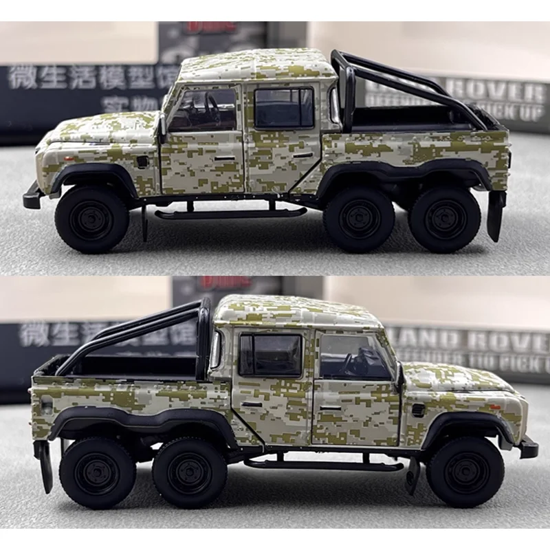 BM 1/64 Land Rover Defender 110 6x6 2016 Vehículo de motor de juguete de aleación Diecast Metal modelo regalo