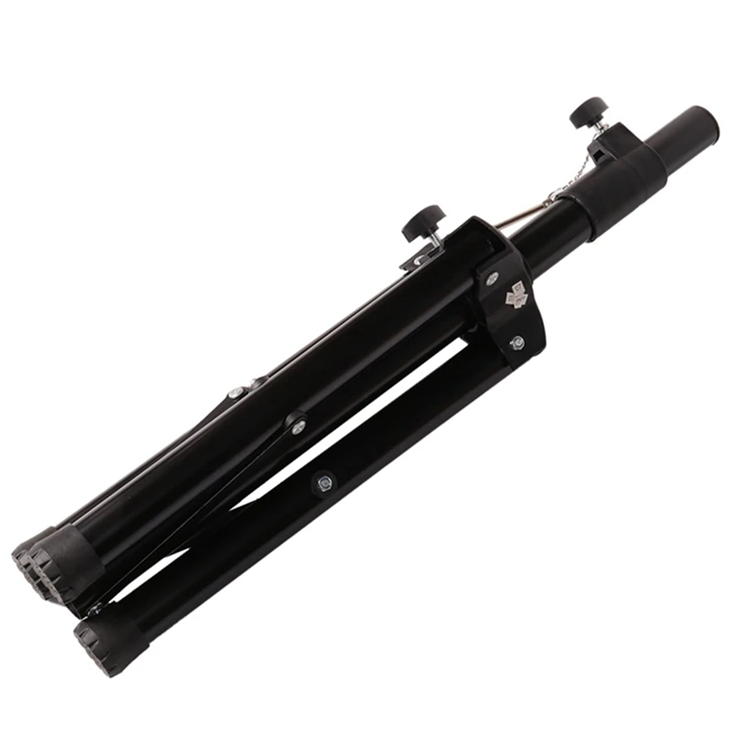 Supporto per altoparlante 2X Supporto per treppiede Treppiede audio KTV Scaffale esterno Supporto da pavimento in metallo