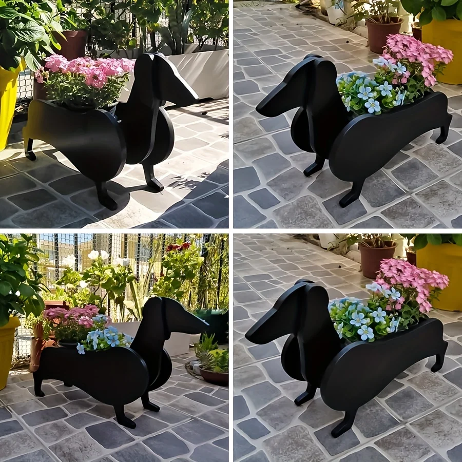 

Add Some Lovely Flair To Your Garden With This Adorable Dachshund shaped Planter Creative Pots Super Beautiful Flower Pot