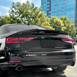 For Audi A5 S5 RS5 B9 B9.5 Coupe 2Door 2017-2024 Car Rear Roof Spoiler Wing Rear Trunk Boot Lip Spoiler Cap M4 Style Tuning