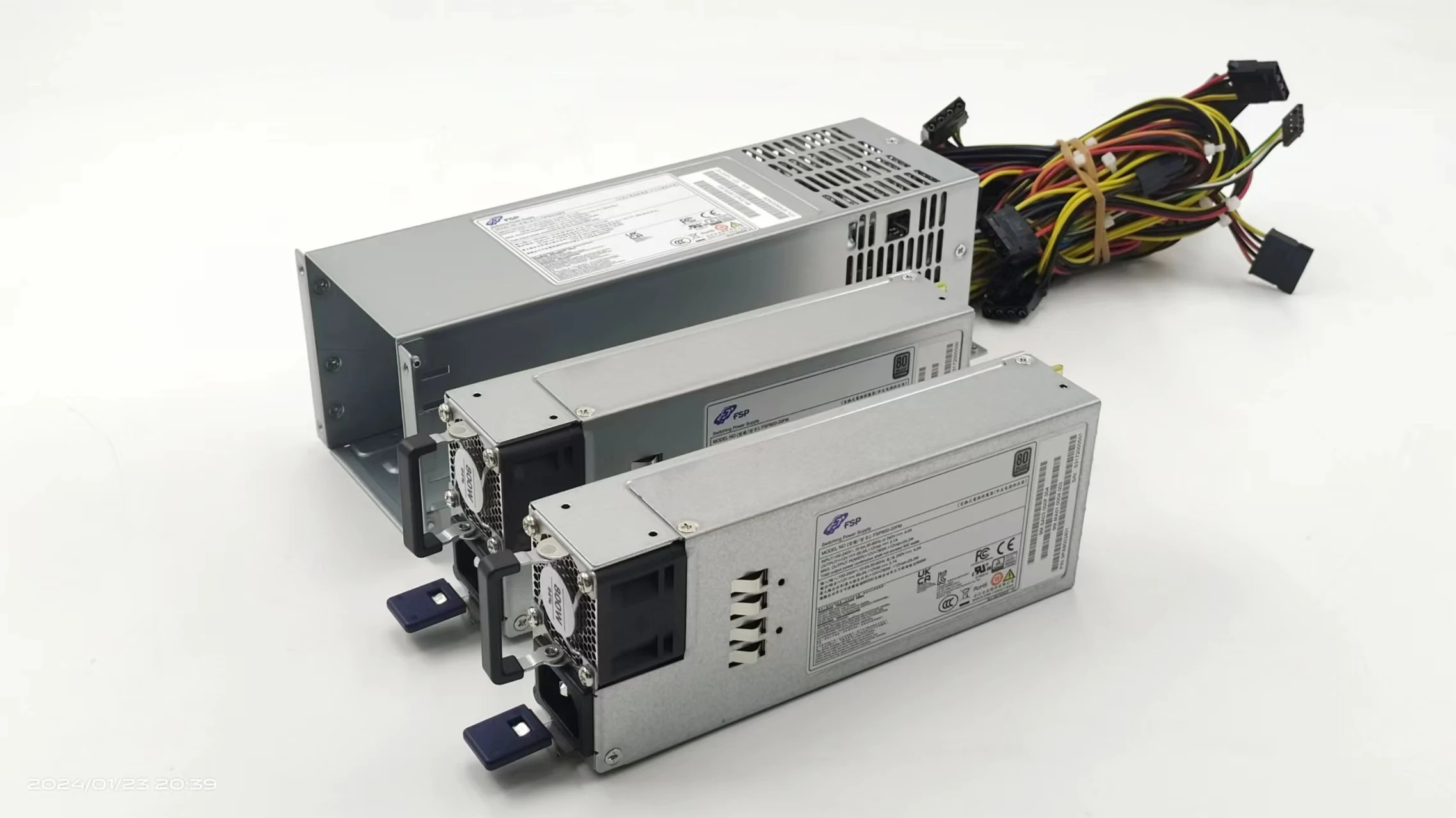 New and Original FSP FSP800-50FS 2U 800W 1+1 Redundant Power Suply 110V-240V 80Plus Platinum PSU With GPU 6+2 Connect Cables