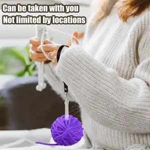 Taşınabilir Bilek İplik Tutucu örgü, Tığ işi, İplik Kase Organizatör, El Sanatları ve Nakış Aksesuarları, Malzemeleri ve dikiş Satışta ilk 10 veya çapraz dikiş için kelepçe-no. 8