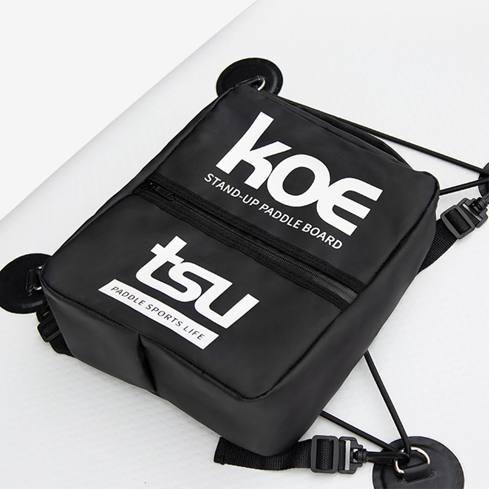 الوقوف مجداف مجلس سطح السفينة حقيبة بولي مجداف مجداف مجلس شبكة حقيبة التخزين مقاوم للماء مع مشبك قابل للتعديل وثابت كاياك الملحقات