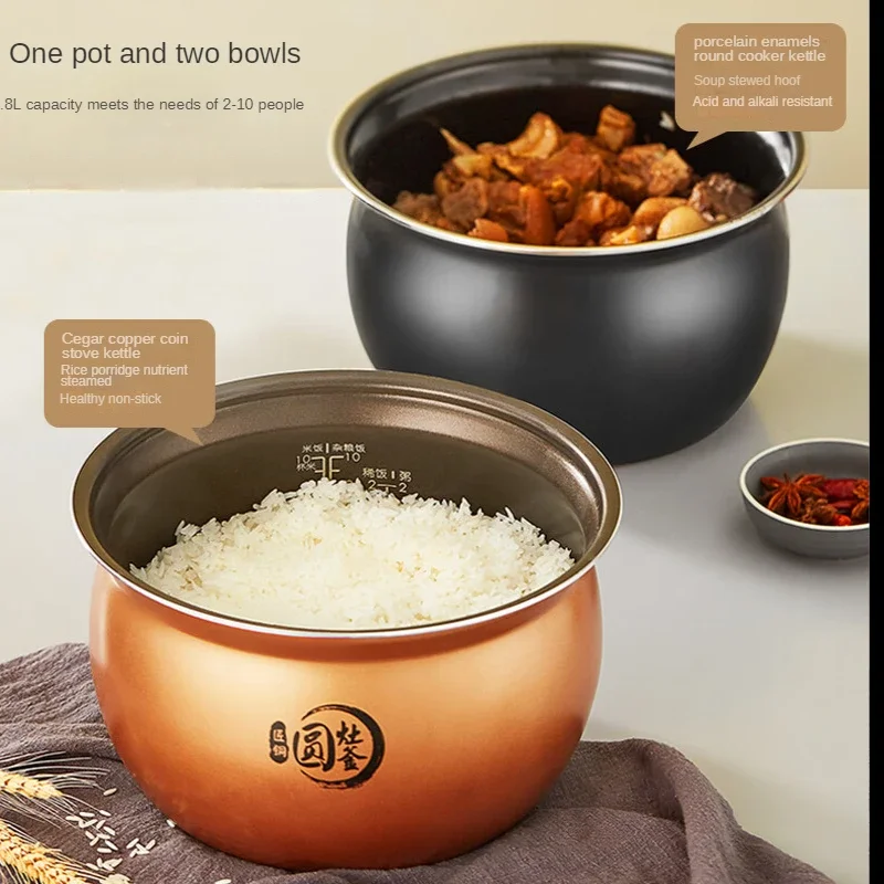 ميديا طنجرة الضغط الذكية 5L 6L طنجرة الأرز غير عصا 2 الأواني الداخلية طباخ متعدد بنقرة واحدة الإصدار الضغط الطبخ