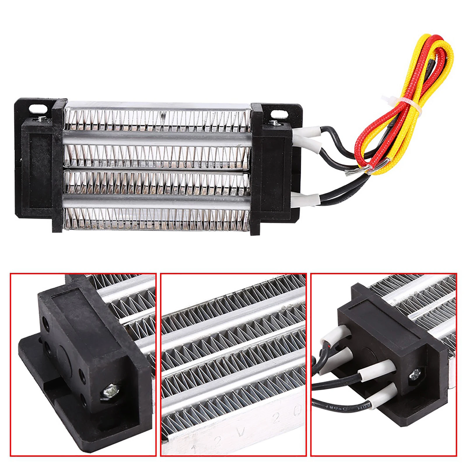 전기 절연 세라믹 온도 조절 고전력 PTC 히터, 온도 조절 PTC 히터, 200W, DC 12V