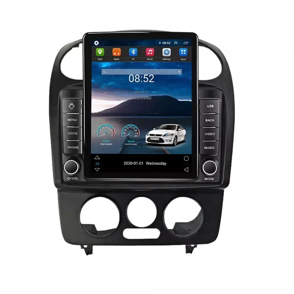 Android 13 Car Stereo para VW Volkswagen Beetle, Tela Dividida, GPS, BT, Carplay, Autoradio, Auto-rádio, GPS, Tesla, 8 + 128G