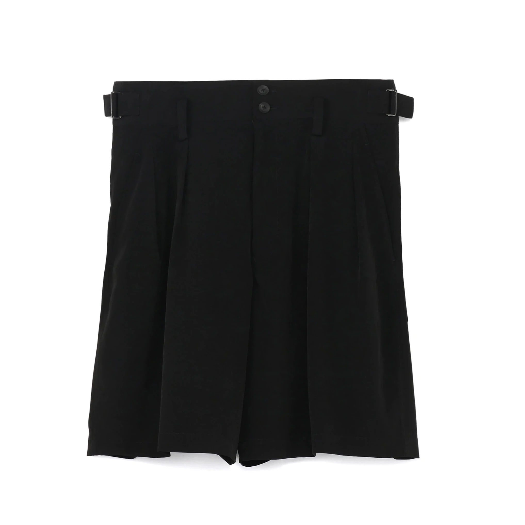 

YOJI OOAK Japanese casual Japanese triacetate fabric shorts with elastic waistband, cool drape, oversized shorts