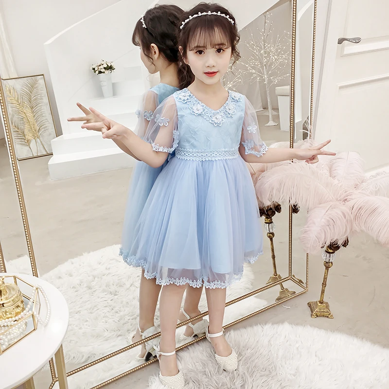 Meisjes Zomer Kant Gezwollen Rok Dr. Princ Sle Kinderen Faion Set Kids School Orm Werken Outfit 2025, Nieuwe Collectie