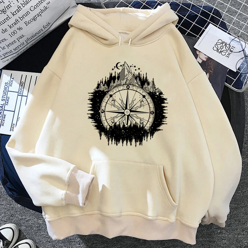 

Acotar hoodies women Fleece graphic streetwear anime hoddies Pullover female vintage sweater