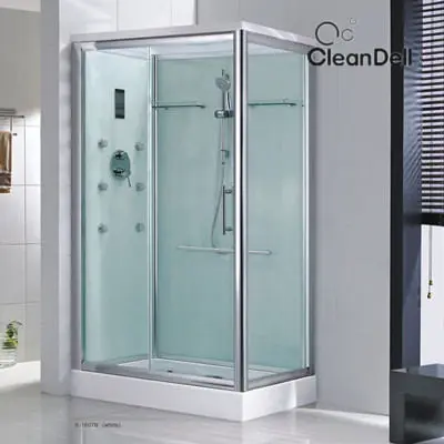 

Современная и стильная душевая кабина с сенсорным экраном премиум-класса, модель 1607B, прямоугольная.