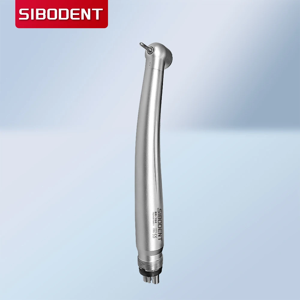 Dental High Speed Handpiece LED E-generator AZDENT Shadowless Ring Ceramic Ball Bearing Single Water Spray 2/4 Holes