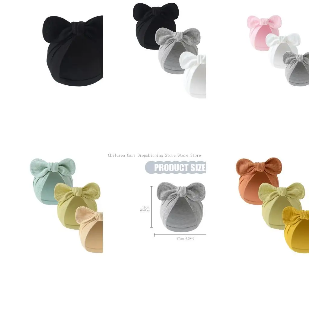 

2025 детская шляпа для капота хлопкотисто -дышащие новорожденные плодные кепки модный голов