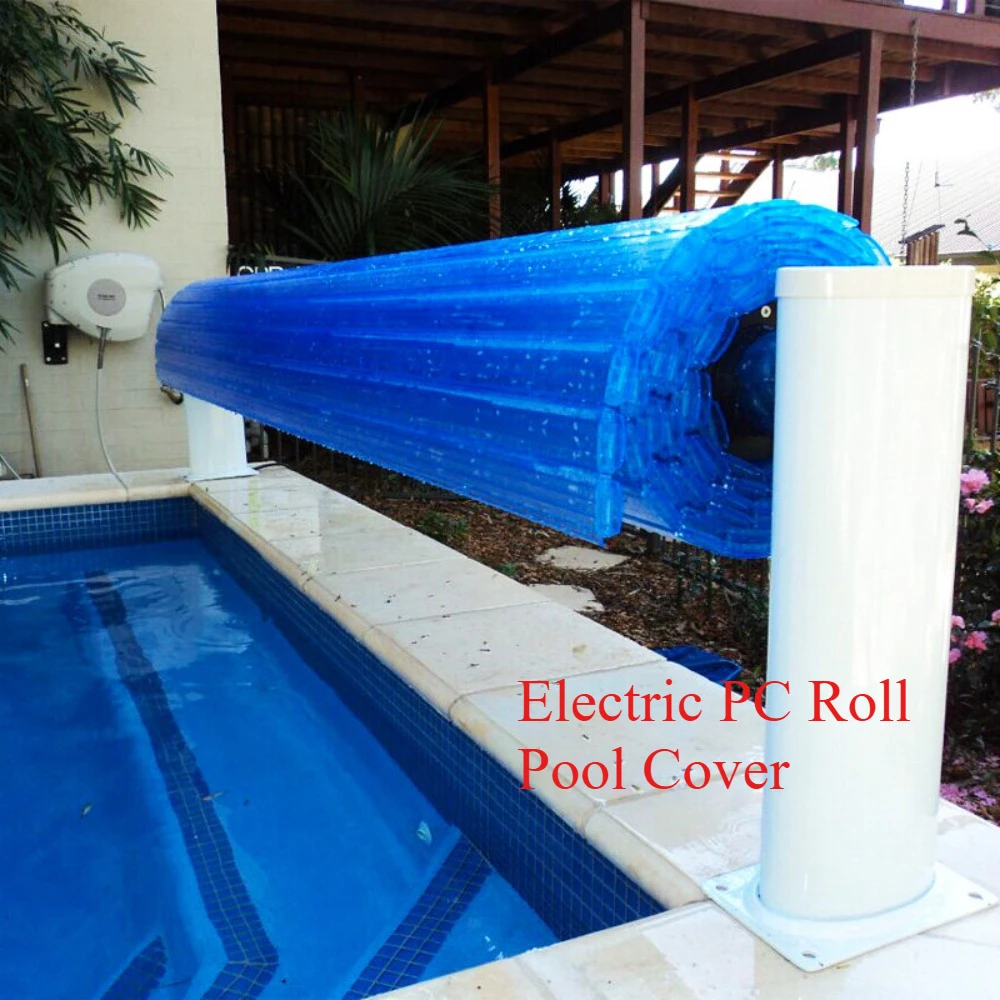 Outdoor Waterproof Foldable Swimming Pool Safety Cover Thickens Heating Film Blanket Pools Winter Tarp Gazebo Shelter Canopy view 3