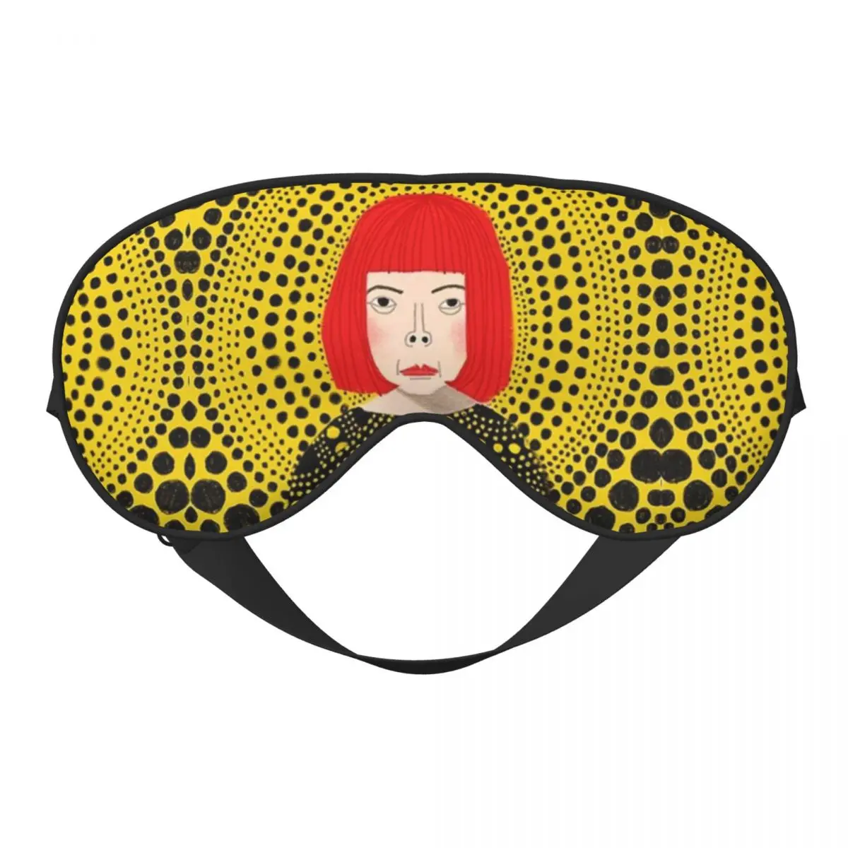 

Yayoi Kusama Эстетическая мягкая маска для глаз для сна с повязками на глаза Тыква Арт в горошек Обеденный перерыв Мужчины Женщины Повязка на глаза Nap Здоровье Накладки на глаза