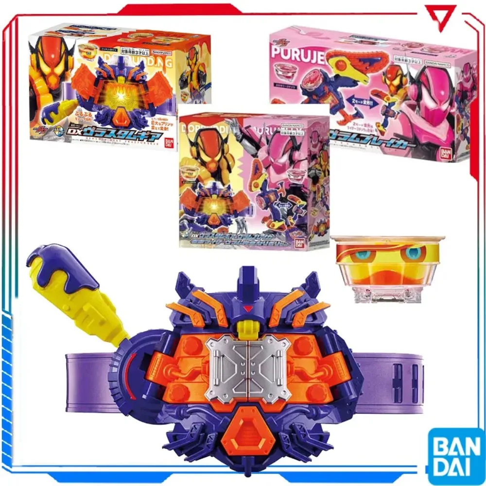 �y�Z�[�����zBandai Original Kamen Rider GAVV DX Three-ride drive Pudding stuffing Anime Action Figures Toys Children's collection gifts