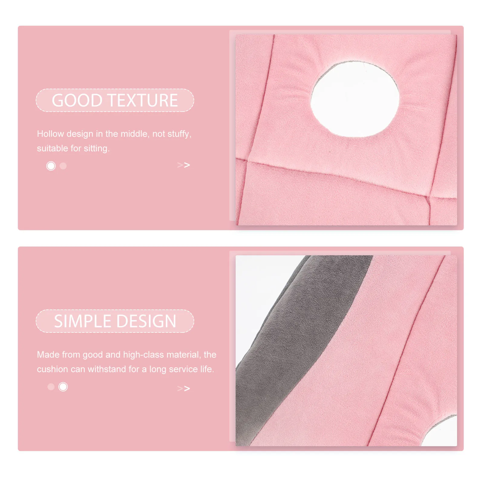 وسادة مريحة للأرداف قابلة للتنفس، وسادة كرسي أريكة، تصميم مريح، مستلزمات مكتبية، محمولة مضادة للانزلاق، متعددة الوظائف #2