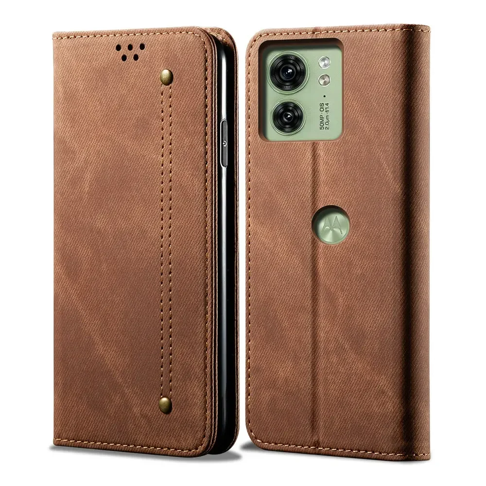 For Motorola Edge 50 Ultra 40 Neo 50 Pro 5G Luxury Case Magnetic Wallet G04 G14 G24 G34 G54 Edge 20 Lite 50 Fusion G84 Capa