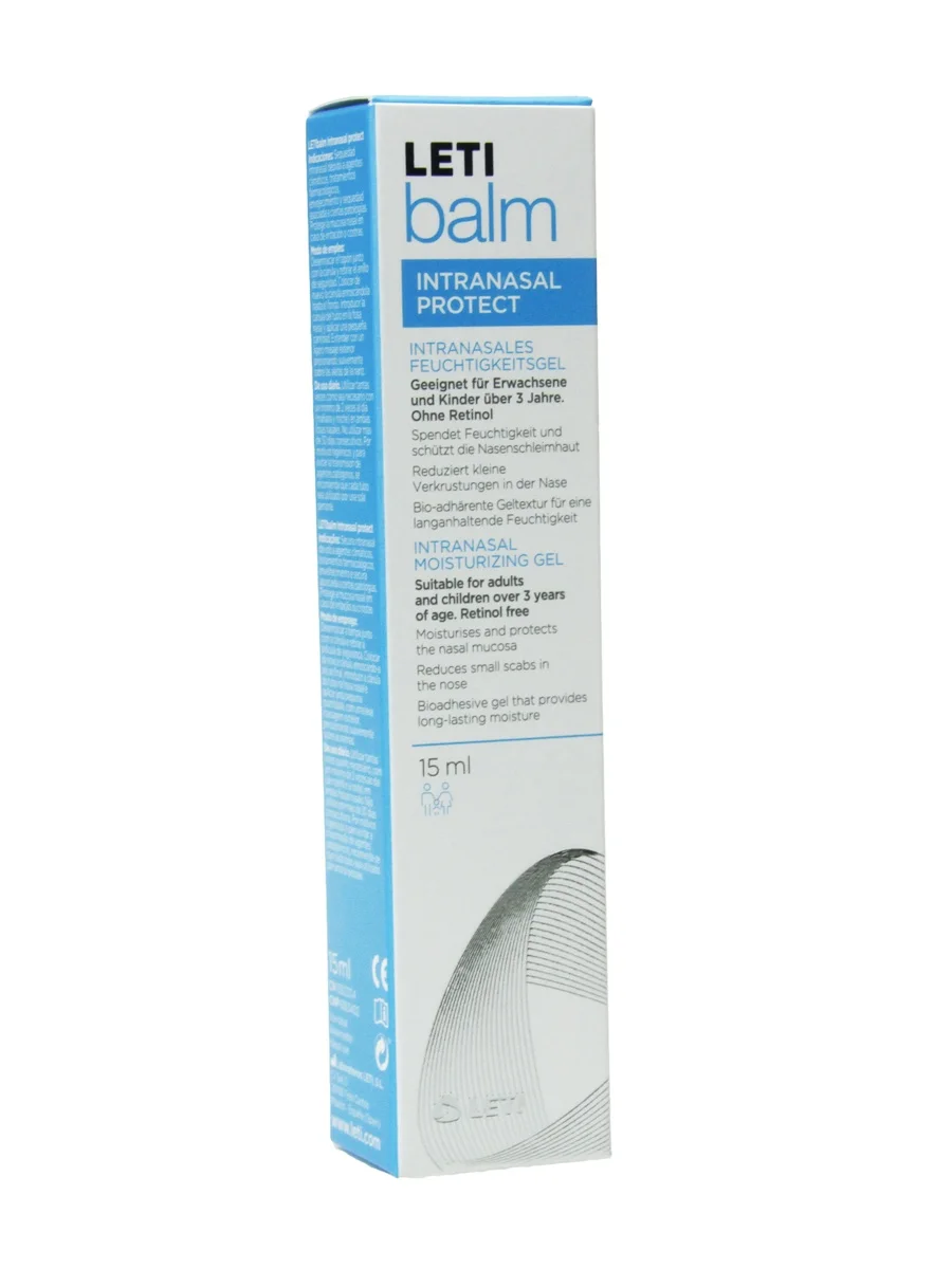 Letibalm intranasal protect moisturizing gel 15 ml-protection of nasal mucosa