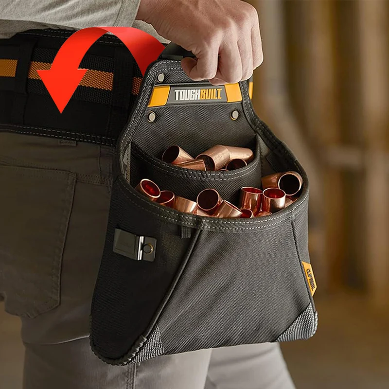 TOUGHBUILT Electrician specific tool kit, multifunctional woodworking waist bag, tool accessory storage bag TB-CT-05