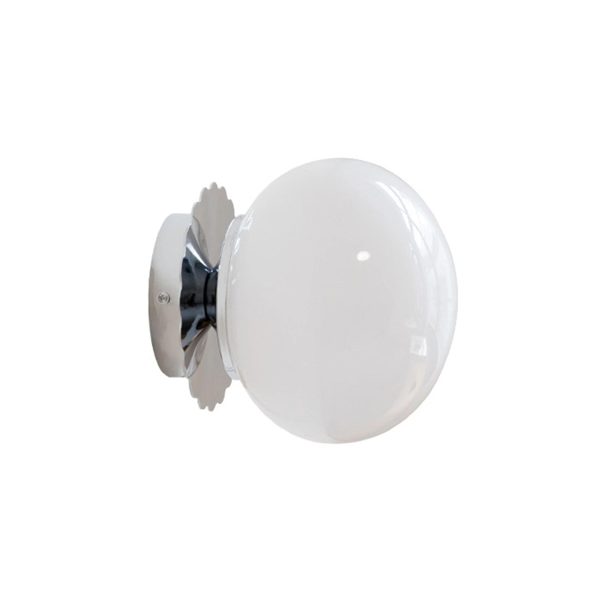 Kremowa szklana lampa ścienna do salonu, jadalni, sypialni, lampka nocna, dekoracja domu, romantyczne oświetlenie ambientowe — 2