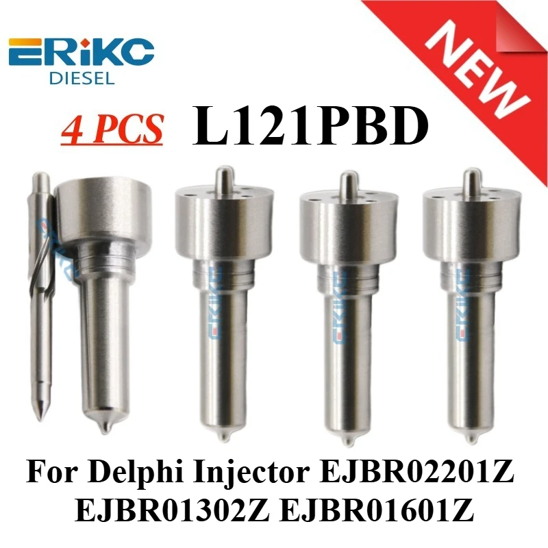 

4PCS L121PBD Diesel Injector Nozzle for Injector EJBR02201Z EJBR01302Z EJBR01601Z 1S4Q9F593AF 2T1Q9F593AA RM2T1Q9F593AA