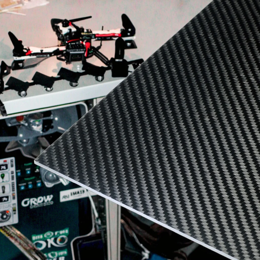 3K Impact Resistant Carbon Fiber Board Black Glossy Matte Custom Size Lightweight Durable Structural Sheet Parts