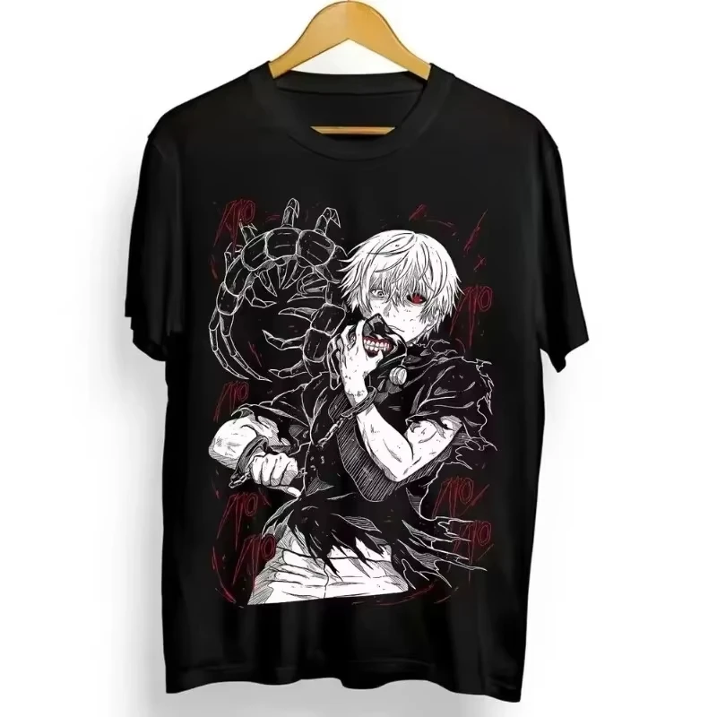 2025 New T-shirt Cartoon Graphic Printing Tee-shirt Cotton High Quality Tshirt Game Camisetas O-neck Tees