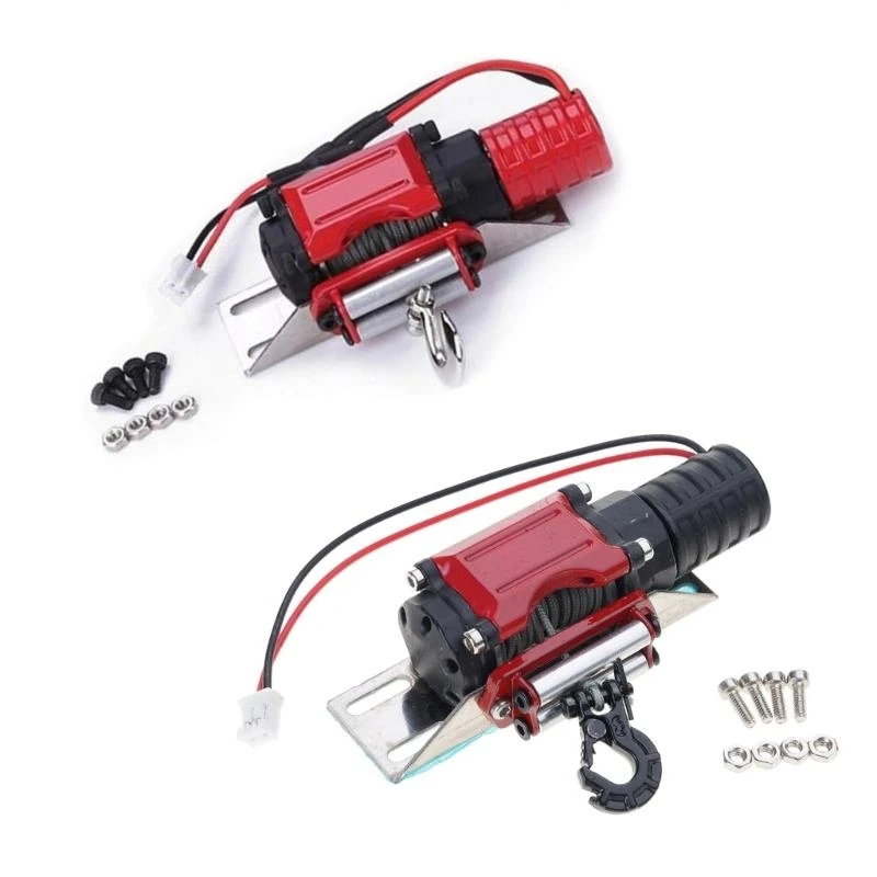 อัตโนมัติจำลอง Winch 1/10 RC Crawler รถสำหรับ SCX10 90046 Gen8 15UB