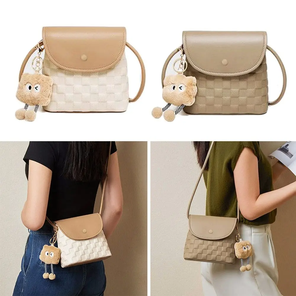 

Creative with Pendant Shoulder Bags Casual Vintage Handbags Multifunction Simple Crossbody Bags Women Men
