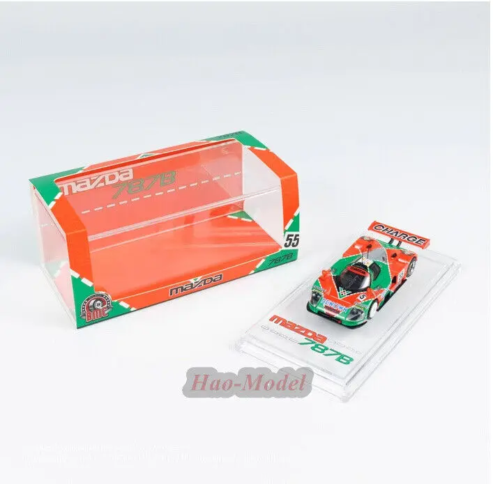 BMC 1/64 Le Mans For Mazda 787B 1991 55# Model Alloy Diecast Metal Simulation Toys Boys Birthday Gifts Hobby Display Collection