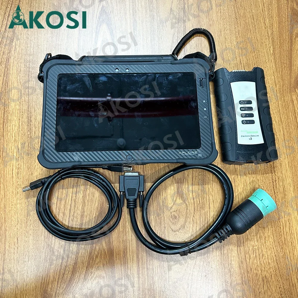 V5.3 Version Service EDL V3 Advisor Electronic Data Link Construction Agriculture Diagnostic Tool+Xplore tablet/CF19 laptop