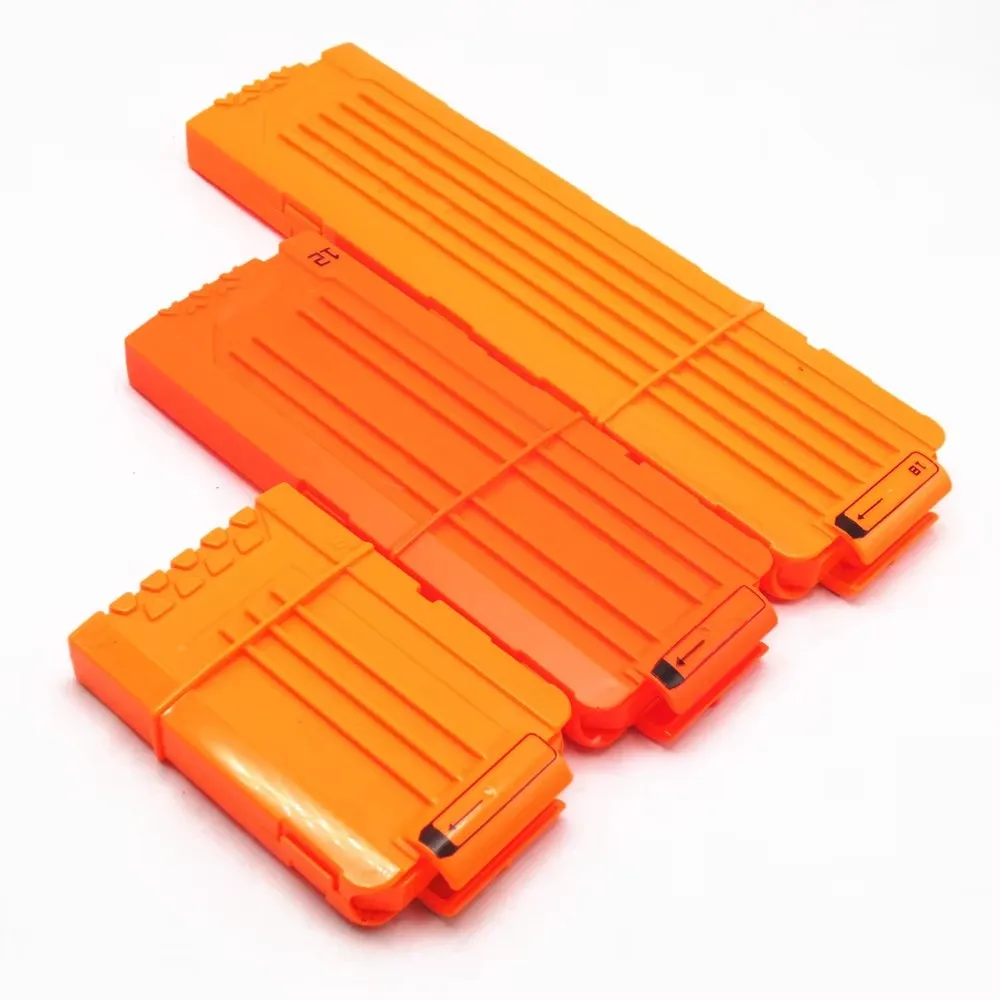 Uniwersalny magazynek ZIVCONCING Orange na 6/12/18 strzałek do pistoletów Nerf, zamiennik magazynków, akcesoria do pistoletów na miękkie kulki.
