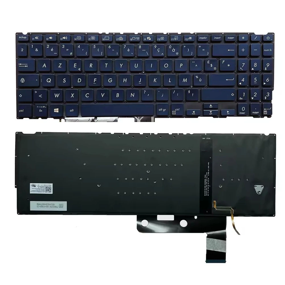 

XIN-AZERTY-French Backlit Laptop Keyboard For Asus ZenBook UX533 UX533F UX533FD UX533FN UX533FTC UX534 UX534F UX534FAC SN2580BL3