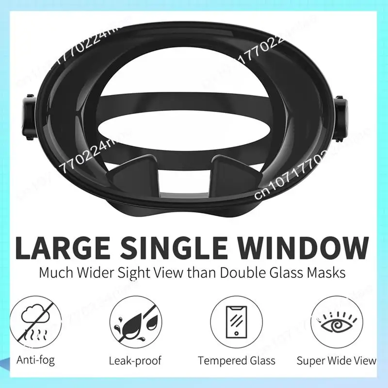 A17Z HD Field Of Vision Tauchbrille, wasserdicht, beschlagfrei, explosionsgeschützt, Silikonbrille, Retro-Freitauchmasken, einfach zu bedienen